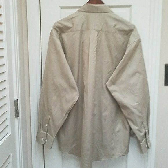 Joseph & Feiss tan dress shirt, neck 17, 34/35 - Picture 3 of 3